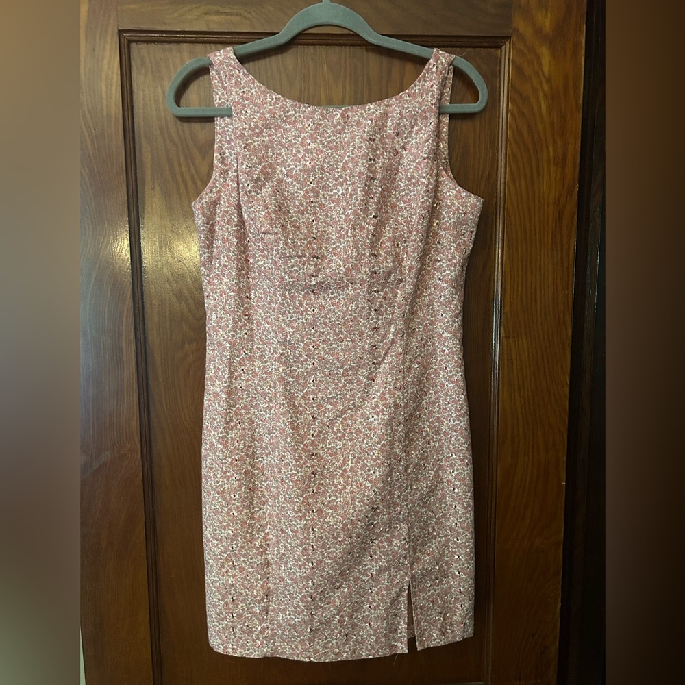 Vintage 90's Alyn Paige Floral Mini Dress 9/10 Pink